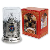 Подстаканник "ВДВ" карт.коробка, хруст.стакан, знак